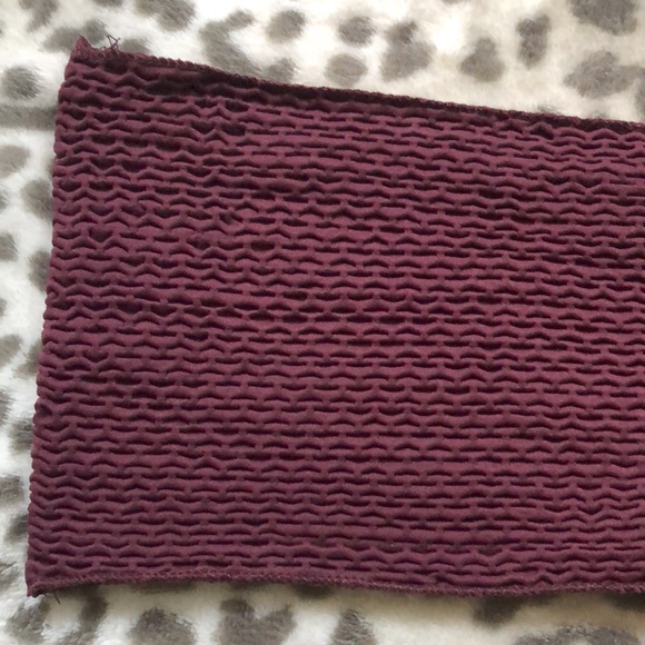 Free People Too Late For You Tube Top Bandeau in Burgundy Size XS/S - Picture 3 of 13